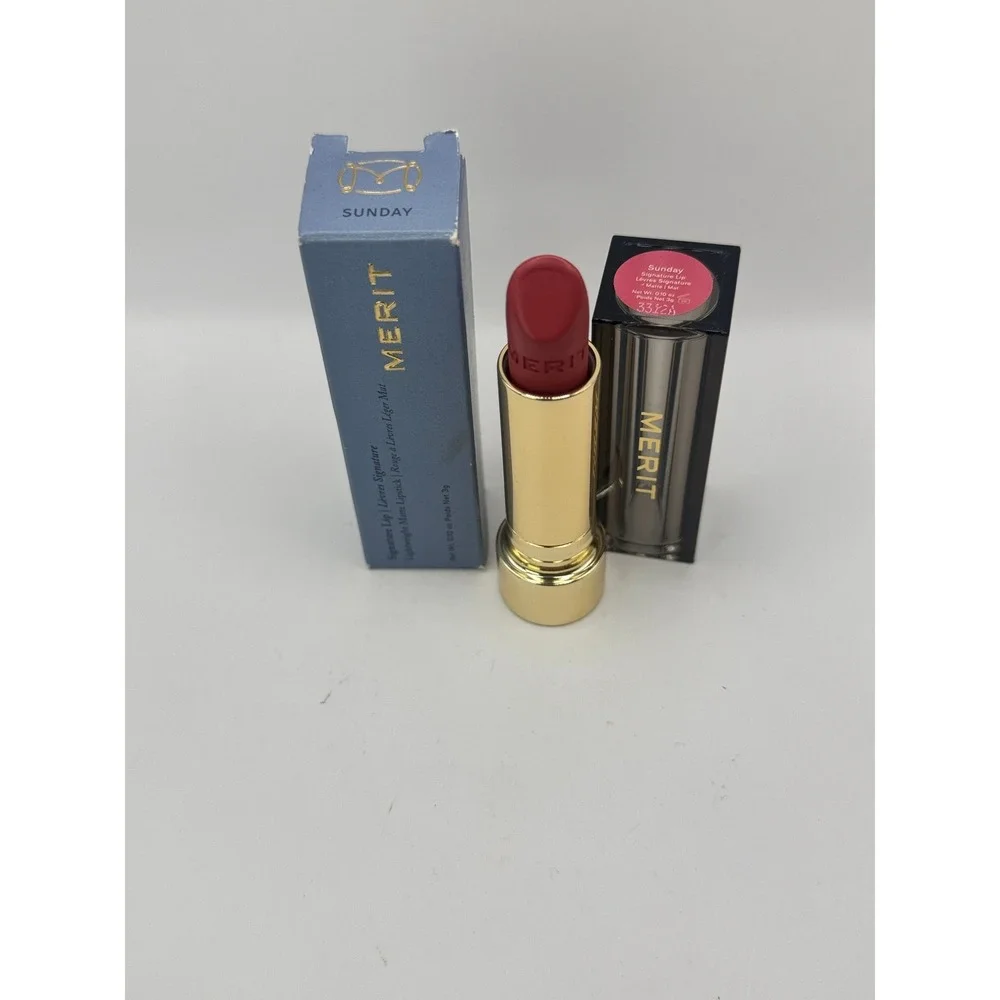 MERIT Signature Matte Lipstick Sunday NEW